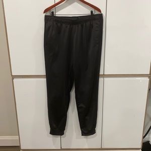 Adidas black joggers, worn once XL
